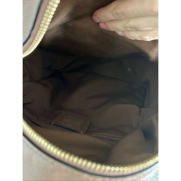 Coach Charlie Large Leather Backpack - Brown - Picture 5 of 5